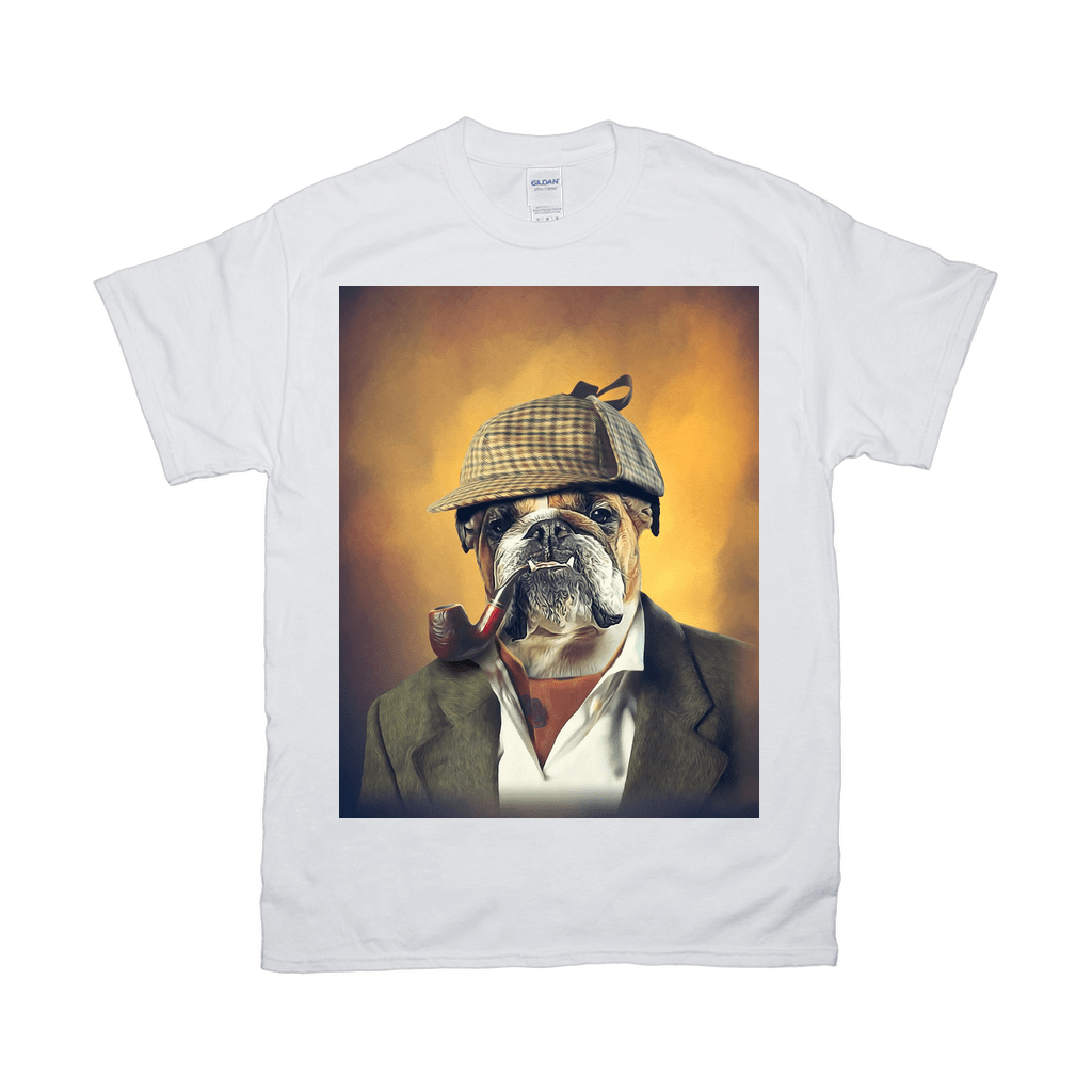 Camiseta personalizada para mascota &#39;Sherlock Doggo&#39; 
