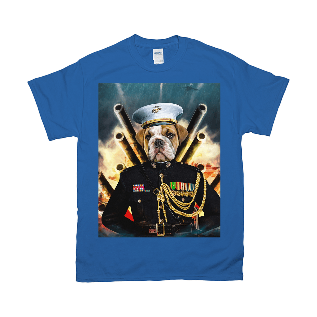 &#39;The Marine&#39; Personalized Pet T-Shirt
