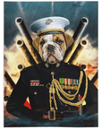 'The Marine' Personalized Pet Blanket