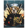 Load image into Gallery viewer, &#39;The Marine&#39; Personalized Pet Blanket