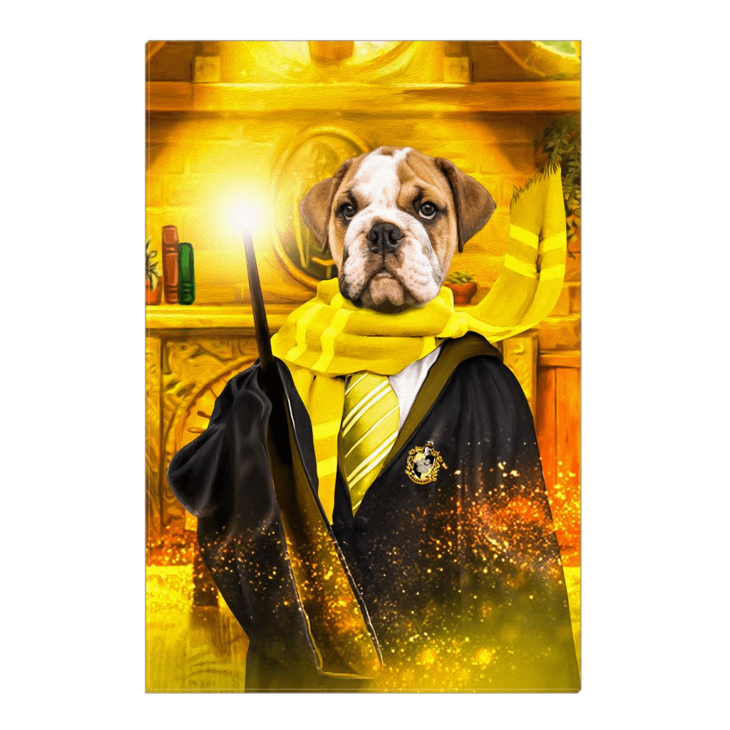&#39;Harry Dogger (Wooflepuff)&#39; Personalized Pet Canvas