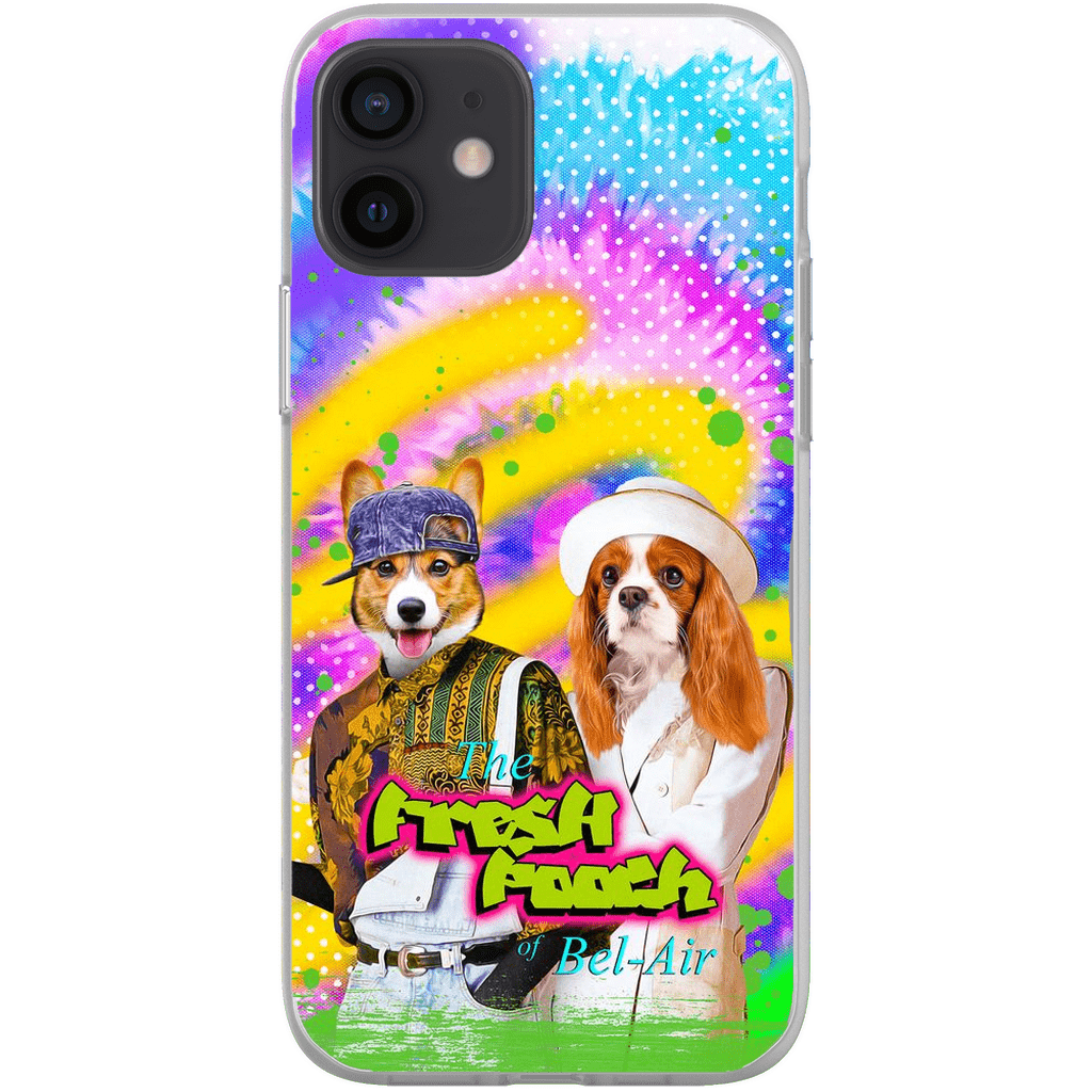 &#39;The Fresh Pooch&#39; Personalized 2 Pet Phone Case