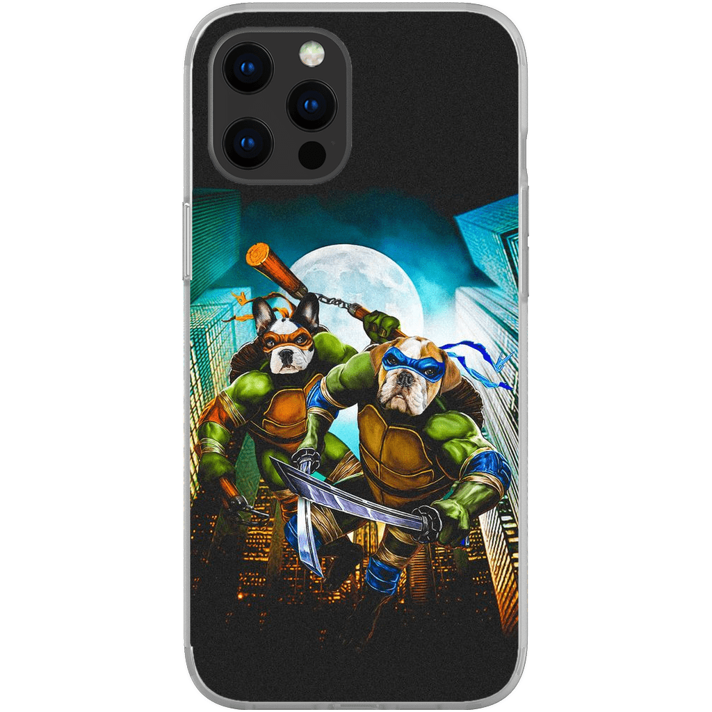 &#39;Teenage Mutant Ninja Doggos&#39; Personalized 2 Pet Phone Case