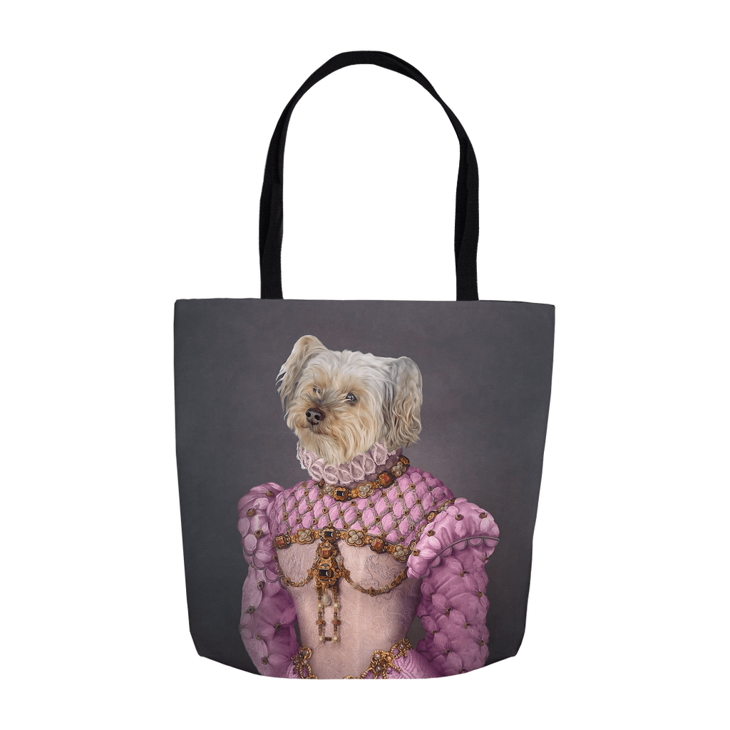&#39;The Pink Princess&#39; Personalized Tote Bag