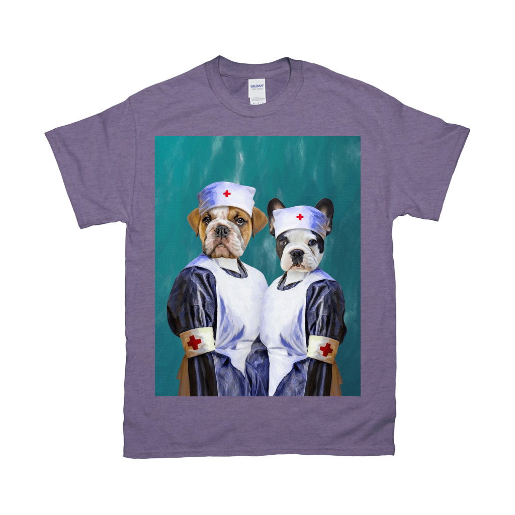 &#39;The Nurses&#39; Personalized 2 Pet T-Shirt