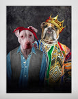 Póster Personalizado para 2 mascotas '2Paw And Notorious DOG'