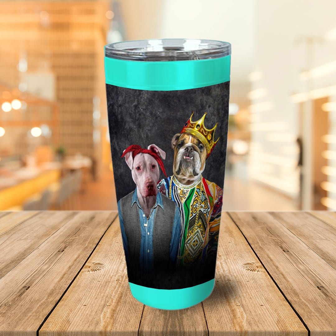 &#39;2Paw And Notorious D.O.G.&#39; Personalized 2 Pet Tumbler