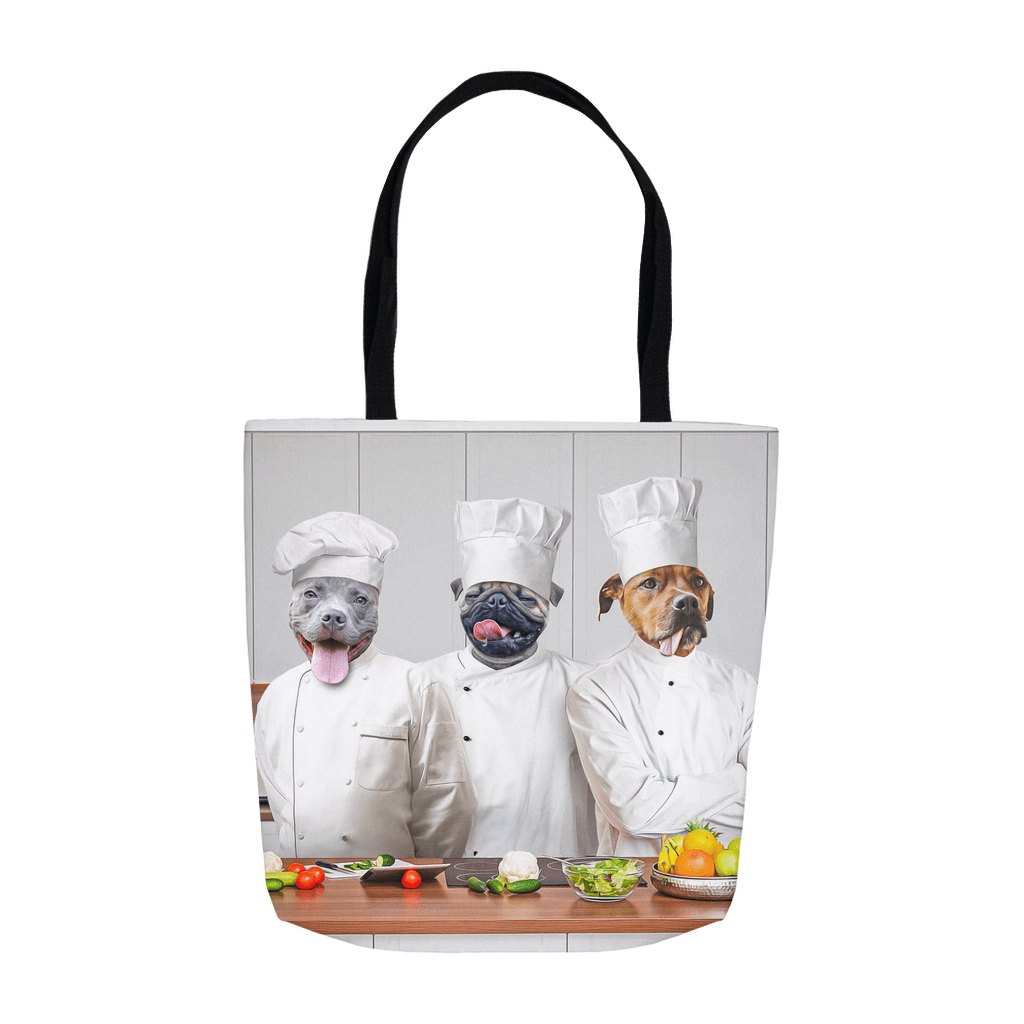 &#39;The Chefs&#39; Personalized 3 Pet Tote Bag