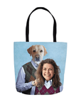 Bolsa de tela personalizada para 2 mascotas 'Step Doggo &amp; Human (hembra)'