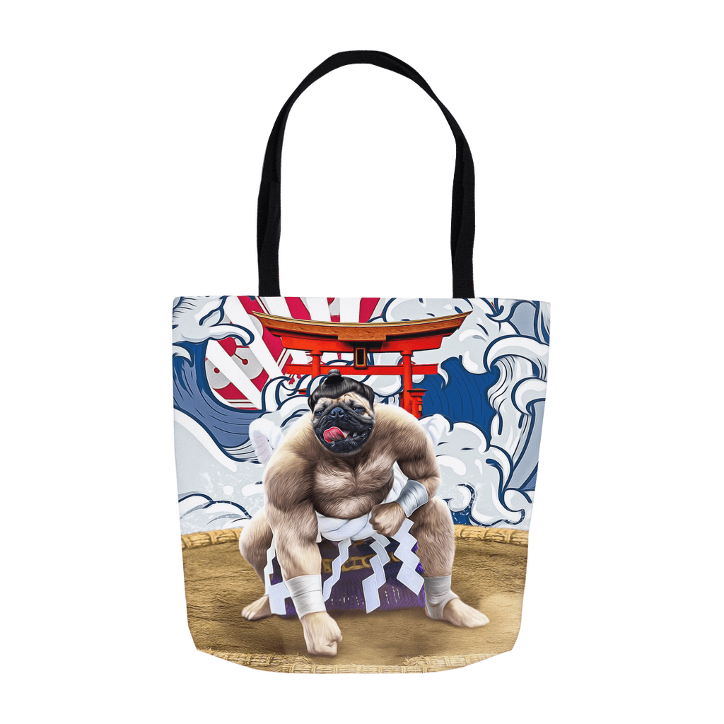 &#39;The Sumo Wrestler&#39; Personalized Tote Bag
