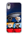 'Doggo-Trek' Funda personalizada para teléfono con 4 mascotas
