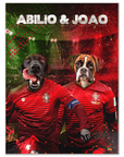 'Portugal Doggos' Personalized 2 Pet Poster