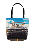 'The Classic Woofstang' Personalized 3 Pet Tote Bag