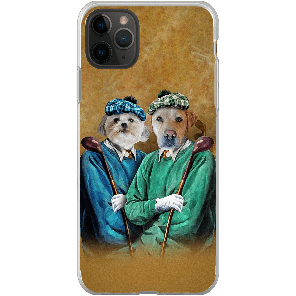 &#39;The Golfers&#39; Personalized 2 Pet Phone Case