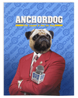 Manta personalizada para mascotas 'Anchordog' 