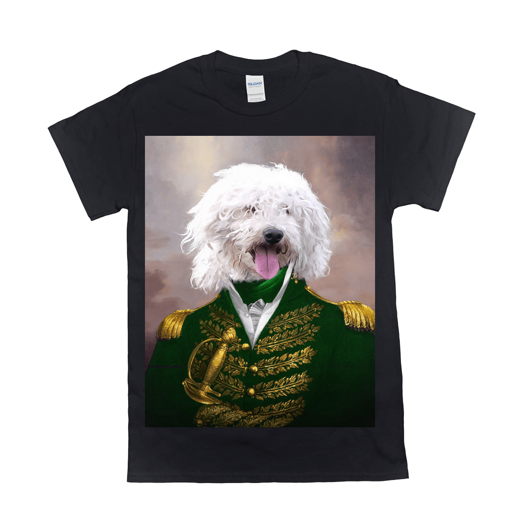 &#39;The Green Admiral&#39; Personalized Pet T-Shirt