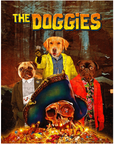 'The Doggies' Personalized 3 Pet Puzzle