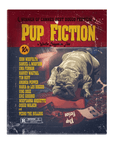 'Pup Fiction' Personalized Pet Standing Canvas