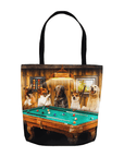 Bolsa de mano personalizada para 5 mascotas 'The Pool Players'