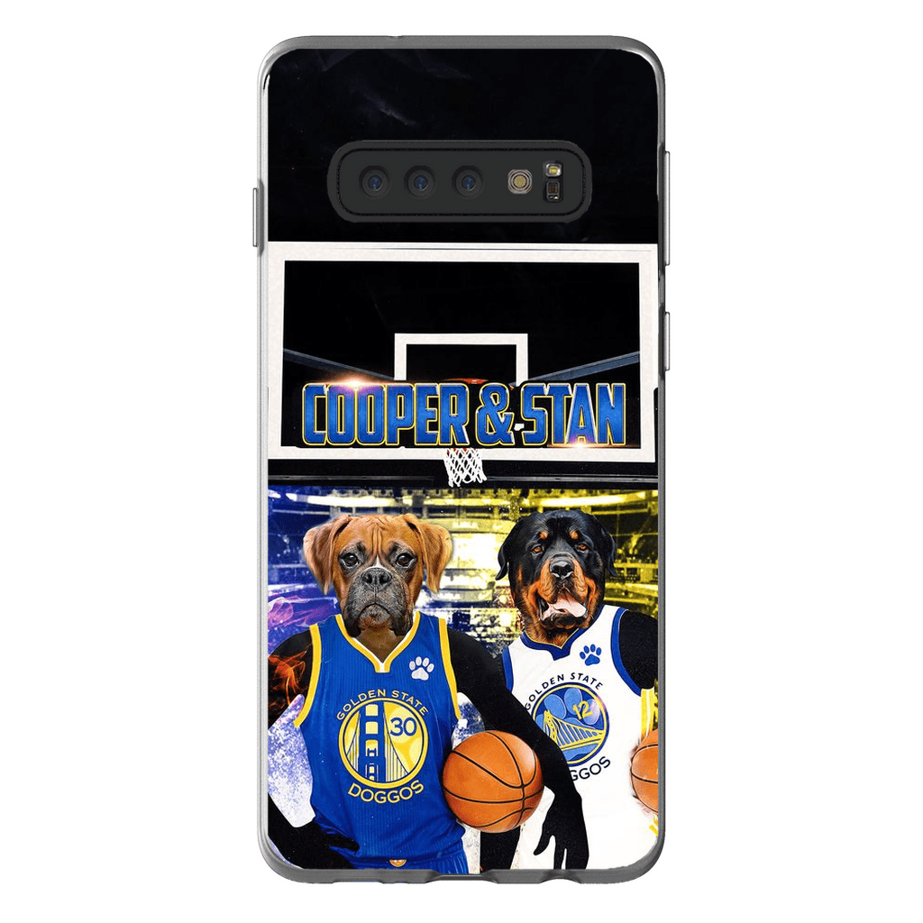 &#39;Golden State Doggos&#39; Personalized 2 Pet Phone Case
