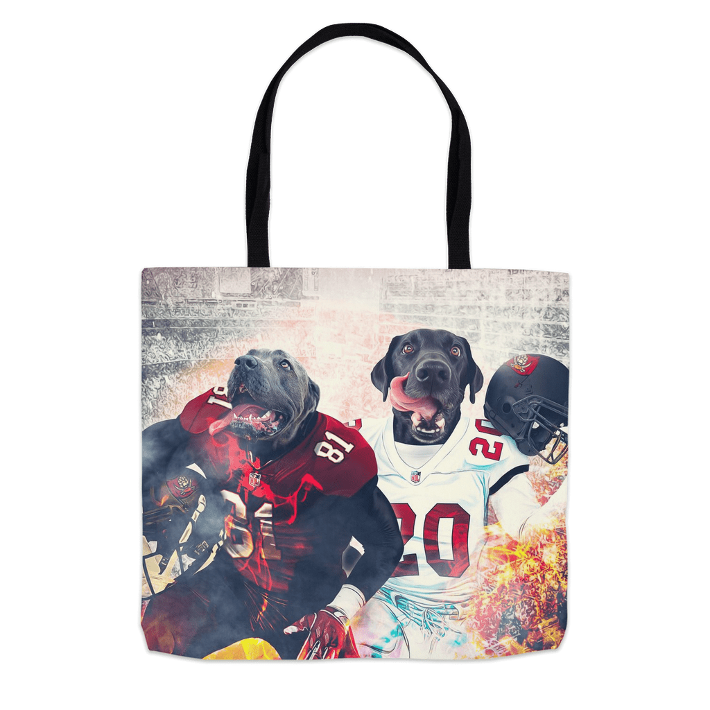&#39;Tampa Bay Doggos&#39; Personalized 2 Pet Tote Bag