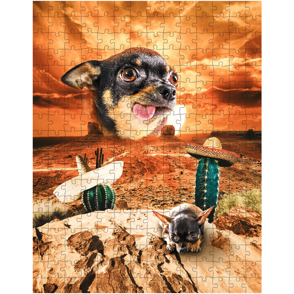 Puzzle personalizado para mascotas &#39;Desierto Mexicano&#39;