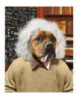 'Albert Pawstein' Personalized Pet Standing Canvas