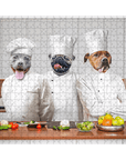 'The Chefs' Personalized 3 Pet Puzzle