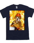 Camiseta personalizada para mascotas 'El bombero' 