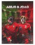 'Portugal Doggos' Personalized 2 Pet Blanket