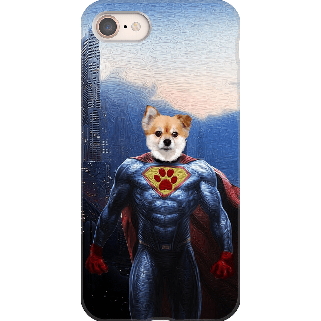 Funda personalizada para teléfono con mascota &#39;Super Dog&#39;