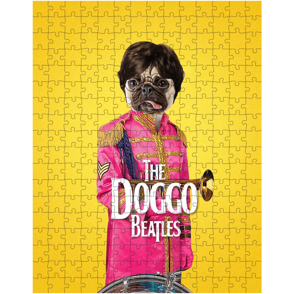 &#39;The Doggo Beatles&#39; Personalized Pet Puzzle