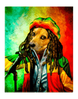 'Dog Marley' Personalized Pet Standing Canvas