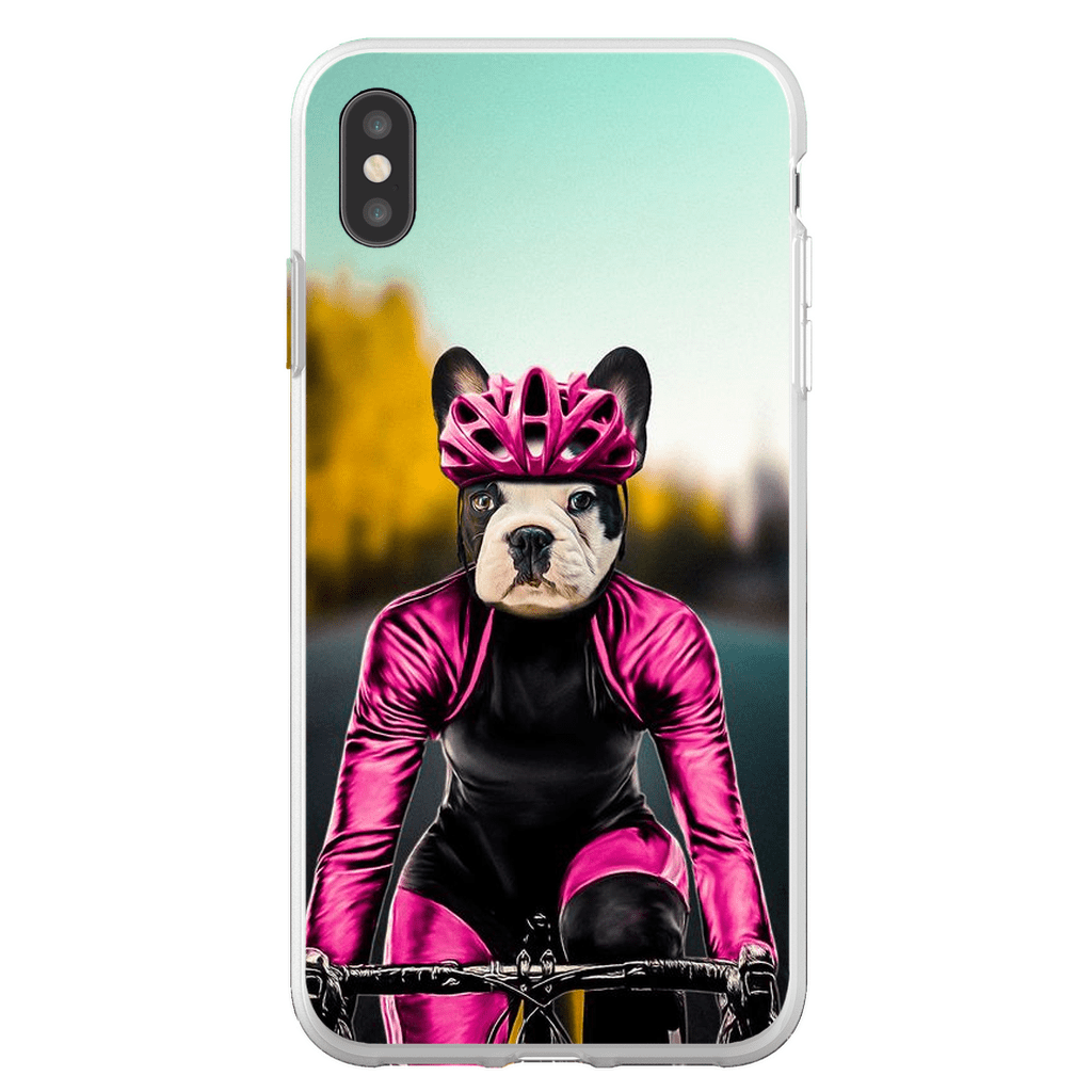 &#39;The Female Cyclist&#39; Personalized Phone Case