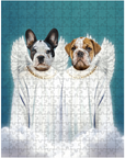 '2 Angels' Personalized 2 Pet Puzzle