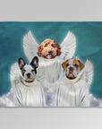'3 Angels' Personalized 3 Pet Blanket