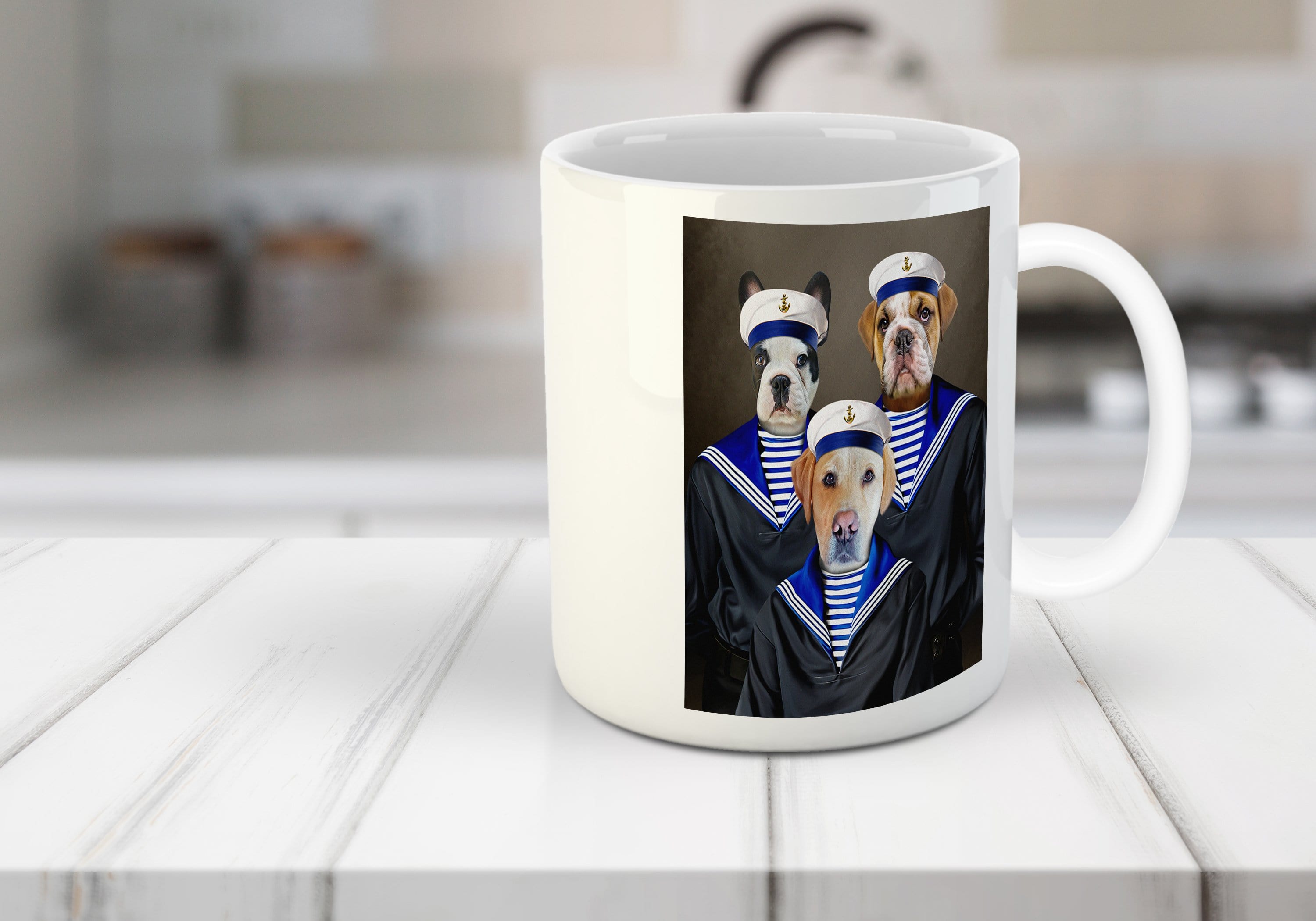 &#39;The Sailors&#39; Custom 3 Pet Mug