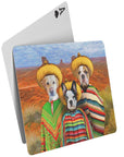 '3 Amigos' Personalized 3 Pet Playing Cards