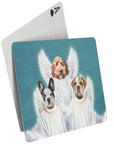 '3 Angels' Personalized 3 Pet Playing Cards