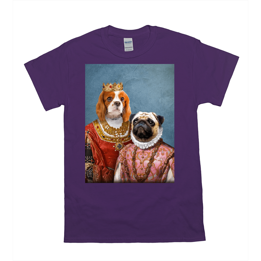Camiseta personalizada con 2 mascotas &#39;Reina y Archiduquesa&#39; 