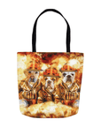 'The Firefighters' Personalized 3 Pet Tote Bag