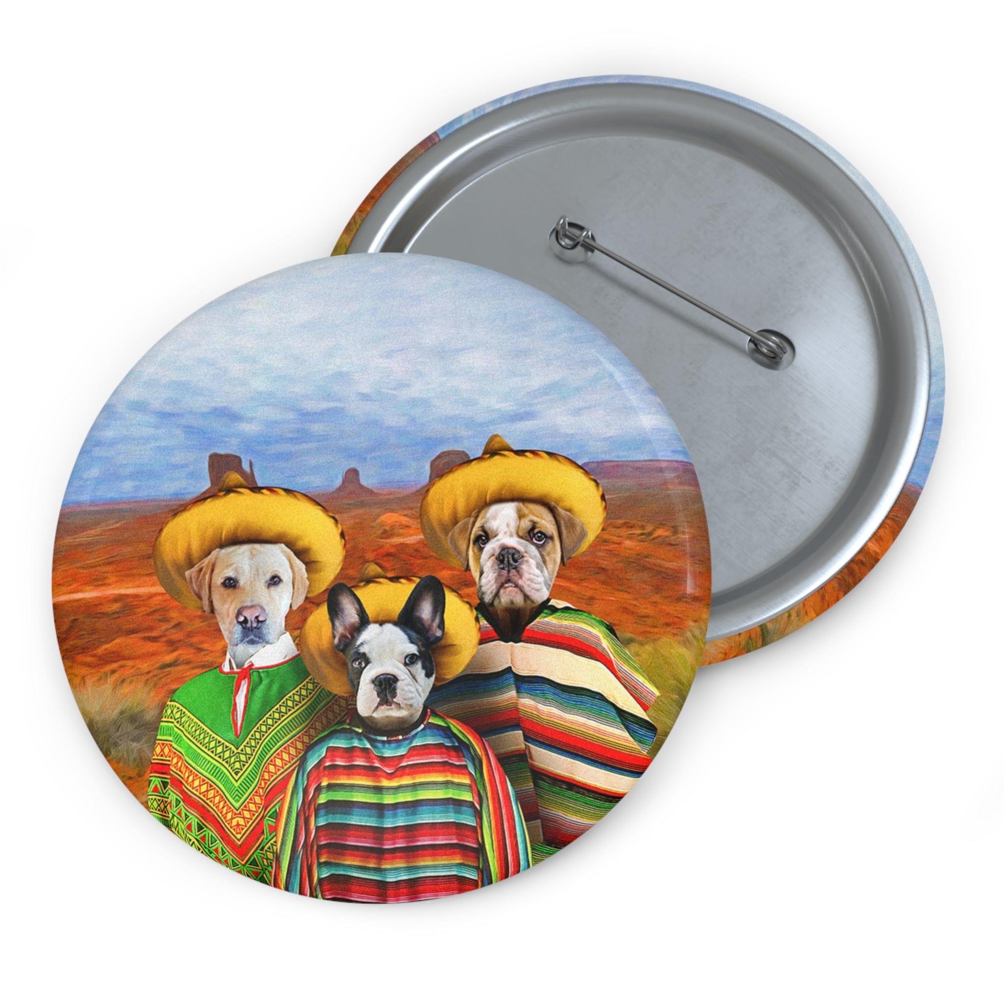 The Amigos Custom Pin ( 2 - 3 Pets)