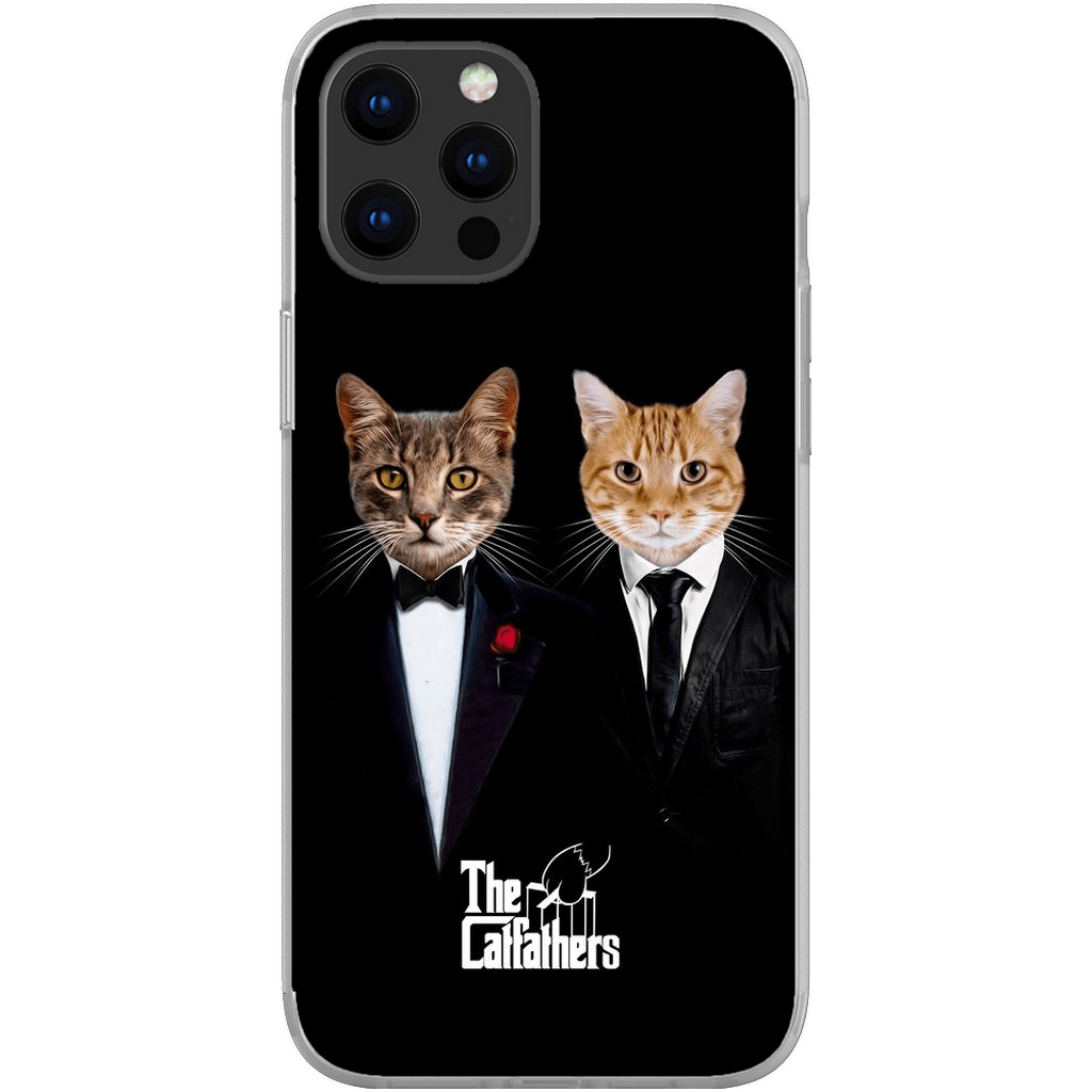 &#39;The Catfathers&#39; Personalized 2 Pet Phone Case
