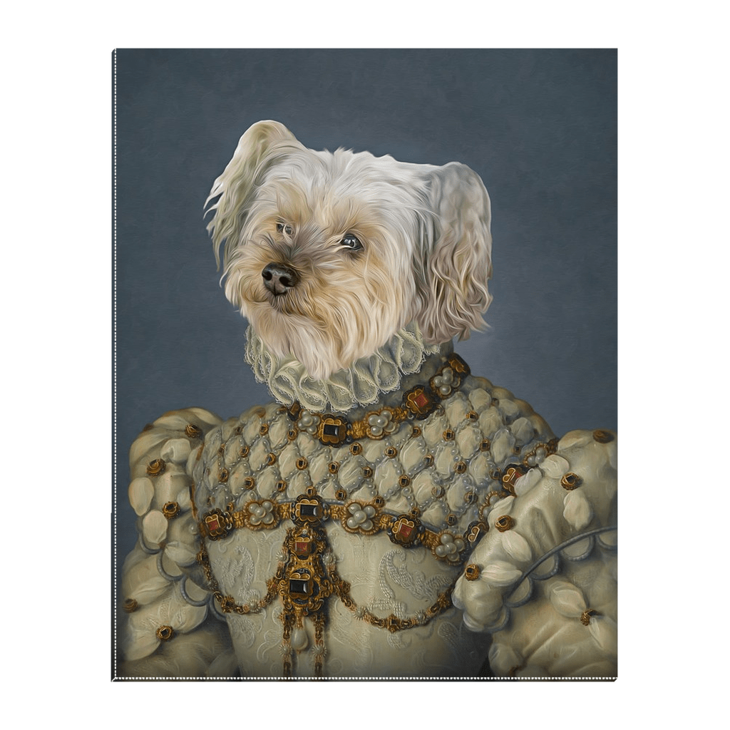 &#39;The Princess&#39; Personalized Pet Standing Canvas