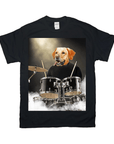 Camiseta personalizada para mascotas 'El baterista'