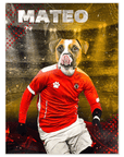 Póster Mascota personalizada 'Austria Doggos Soccer'