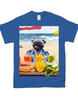 'The Beach Dog' Personalized Pet T-Shirt