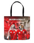 'Denmark Doggos' Personalized 2 Pet Tote Bag