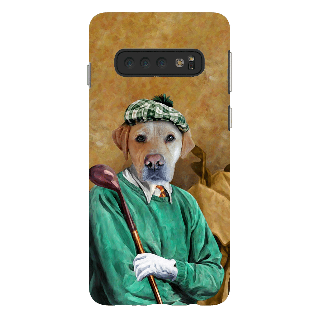 &#39;The Golfer&#39; Personalized Phone Case