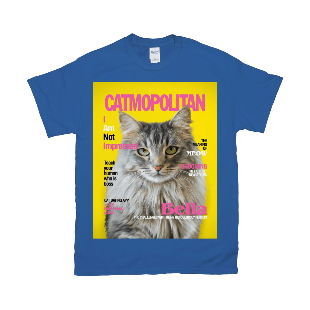 &#39;Catmopolitan&#39; Personalized Pet T-Shirt